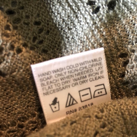 SEMPLICE size XL Linen Open-Weave Sweater Duster - Picture 11 of 16